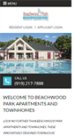 Mobile Screenshot of beachwoodparkapts.com