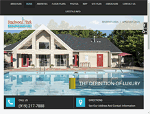 Tablet Screenshot of beachwoodparkapts.com